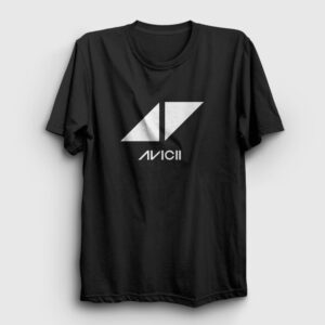 Logo Dj Avicii Tişört siyah