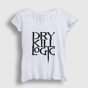Logo Dry Kill Logic Kadın Tişört beyaz