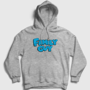 Logo Family Guy Kapşonlu Sweatshirt gri kırçıllı