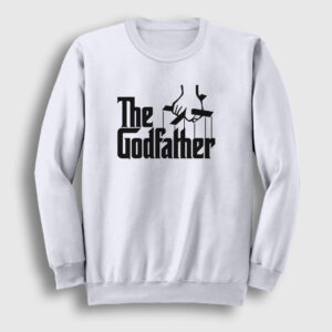 Logo Film Baba The Godfather Sweatshirt beyaz