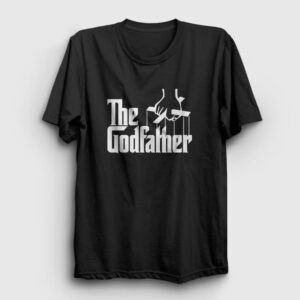 Logo Film Baba The Godfather Tişört siyah