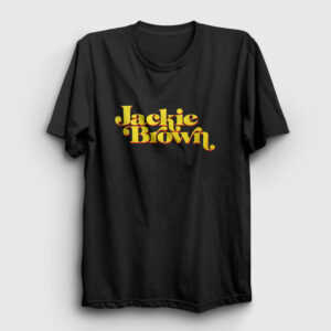 Logo Film Jackie Brown Quentin Tarantino Tişört siyah