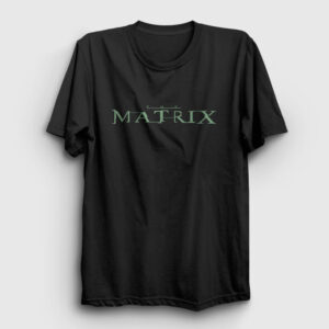 Logo Film The Matrix Tişört siyah