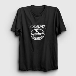 Logo Gorillaz Tişört siyah