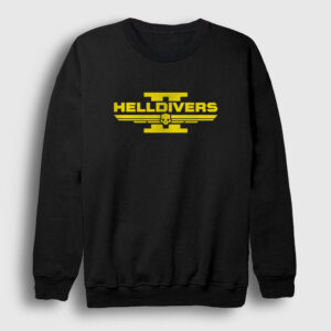 Logo Helldivers 2 Sweatshirt siyah
