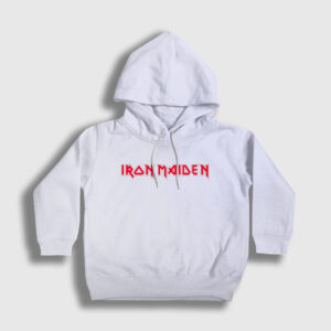 Logo Iron Maiden Çocuk Kapşonlu Sweatshirt