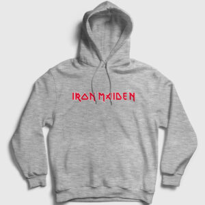 Logo Iron Maiden Kapşonlu Sweatshirt