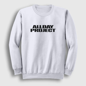 Logo K-Pop AllDay Project Sweatshirt beyaz