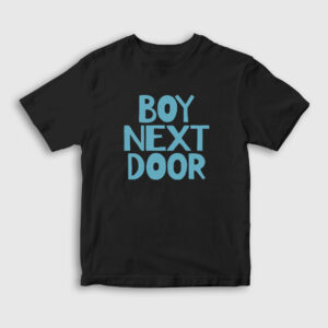 Logo K Pop Boynextdoor Çocuk Tişört siyah