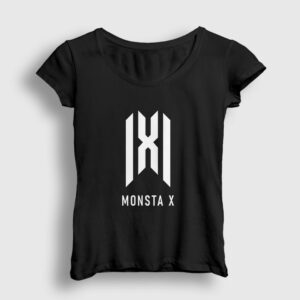 Logo K-Pop Monsta X Kadın Tişört