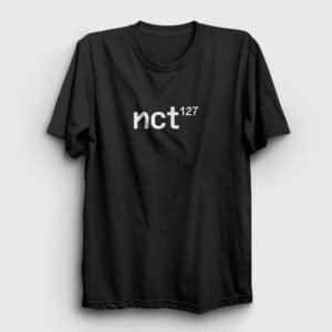 Logo K-Pop Nct 127 Tişört siyah