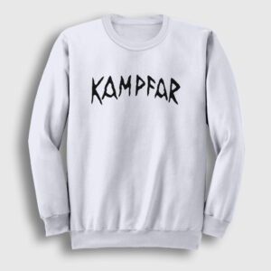 Logo Kampfar Metal Sweatshirt beyaz