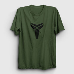 Logo Kobe Bryant Nba Basketbol Tişört haki