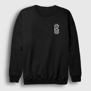 Logo Kyrie Irving Nba Basketbol Sweatshirt siyah