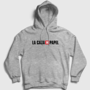 Logo La Casa De Papel Kapşonlu Sweatshirt