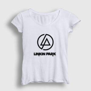 Logo Linkin Park Kadın Tişört beyaz