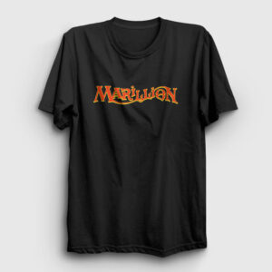 Logo Marillion Tişört siyah