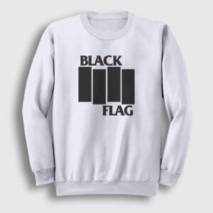 Logo Metal Black Flag Sweatshirt beyaz