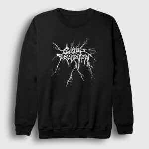 Logo Metal Cattle Decapitation Sweatshirt siyah