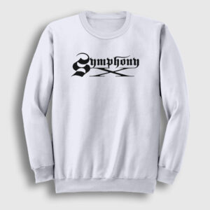 Logo Metal Symphony X Sweatshirt beyaz