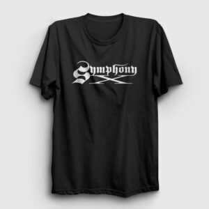 Logo Metal Symphony X Tişört siyah