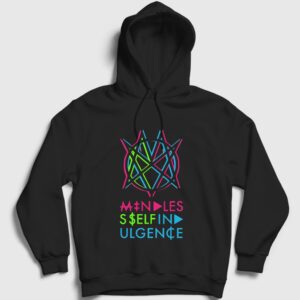 Logo Mindless Self Indulgence Rock Kapşonlu Sweatshirt