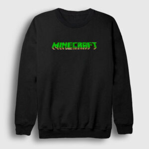 Logo Minecraft Sweatshirt siyah