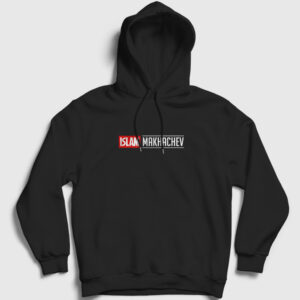 Logo Mma Ufc İslam Makhachev Kapşonlu Sweatshirt siyah