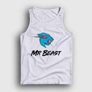 Logo Mr Beast Atlet beyaz