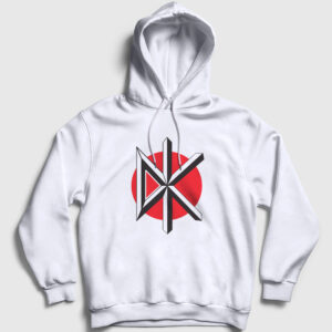 Logo Müzik Dead Kennedys Kapşonlu Sweatshirt beyaz