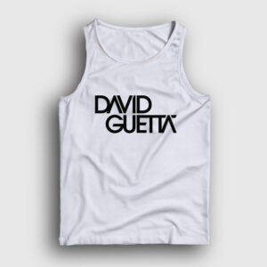 Logo Müzik Dj David Guetta Atlet beyaz