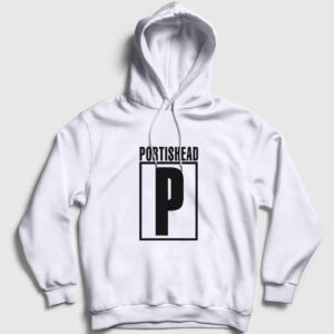 Logo Müzik Portishead Kapşonlu Sweatshirt beyaz