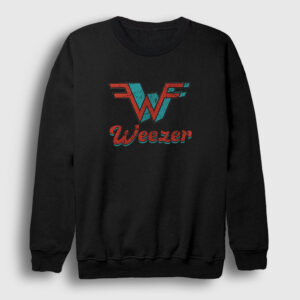 Logo Müzik Weezer Sweatshirt siyah