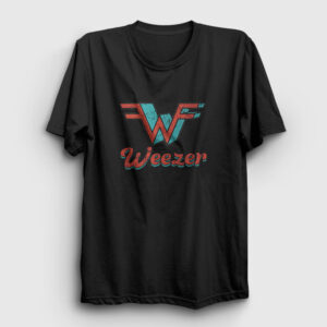 Logo Müzik Weezer Tişört siyah