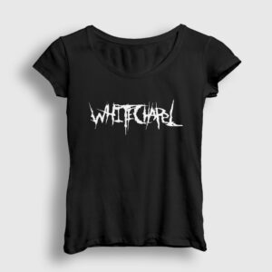 Logo Müzik Whitechapel Kadın Tişört siyah