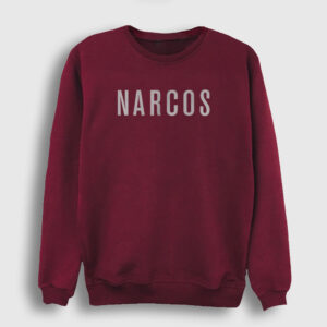 Logo Narcos Sweatshirt bordo