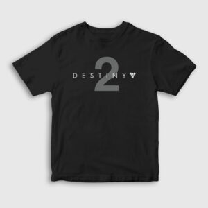 Logo Oyun Destiny 2 Çocuk Tişört siyah