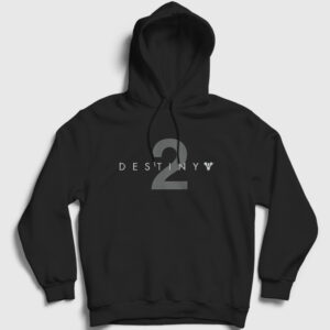 Logo Oyun Destiny 2 Kapşonlu Sweatshirt siyah