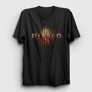 Logo Oyun Diablo iii Tişört siyah