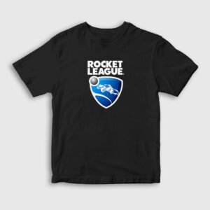 Logo Oyun Rocket League Çocuk Tişört siyah