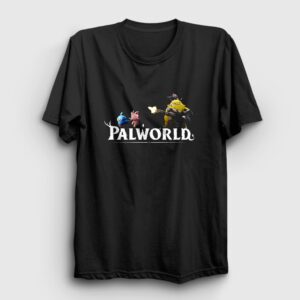Logo Palworld Tişört Siyah