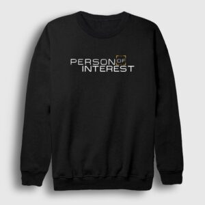 Logo Person Of Interest Sweatshirt Siyah