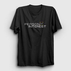 Logo Person Of Interest Tişört Siyah