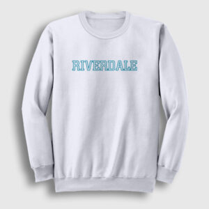 Logo Riverdale Sweatshirt beyaz