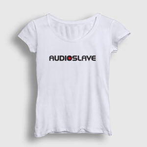 Logo Rock Audioslave Kadın Tişört beyaz