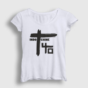 Logo Rock Indochine Kadın Tişört