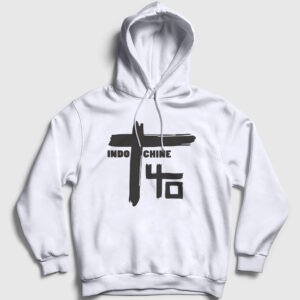 Logo Rock Indochine Kapşonlu Sweatshirt