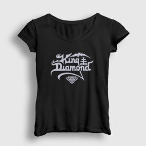 Logo Rock King Diamond Kadın Tişört