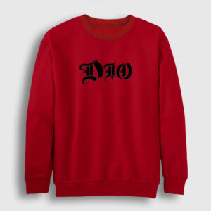 Logo Ronnie James Dio Sweatshirt kırmızı