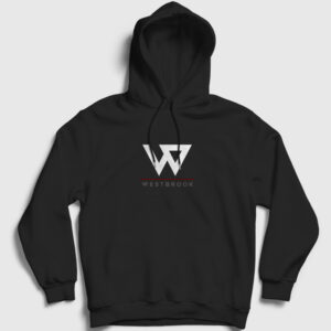 Logo Russell Westbrook Kapşonlu Sweatshirt siyah